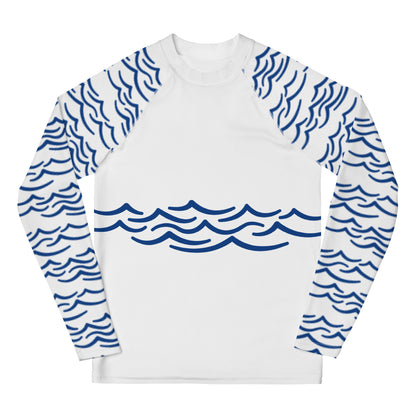 Youth Rash Guard - Waves