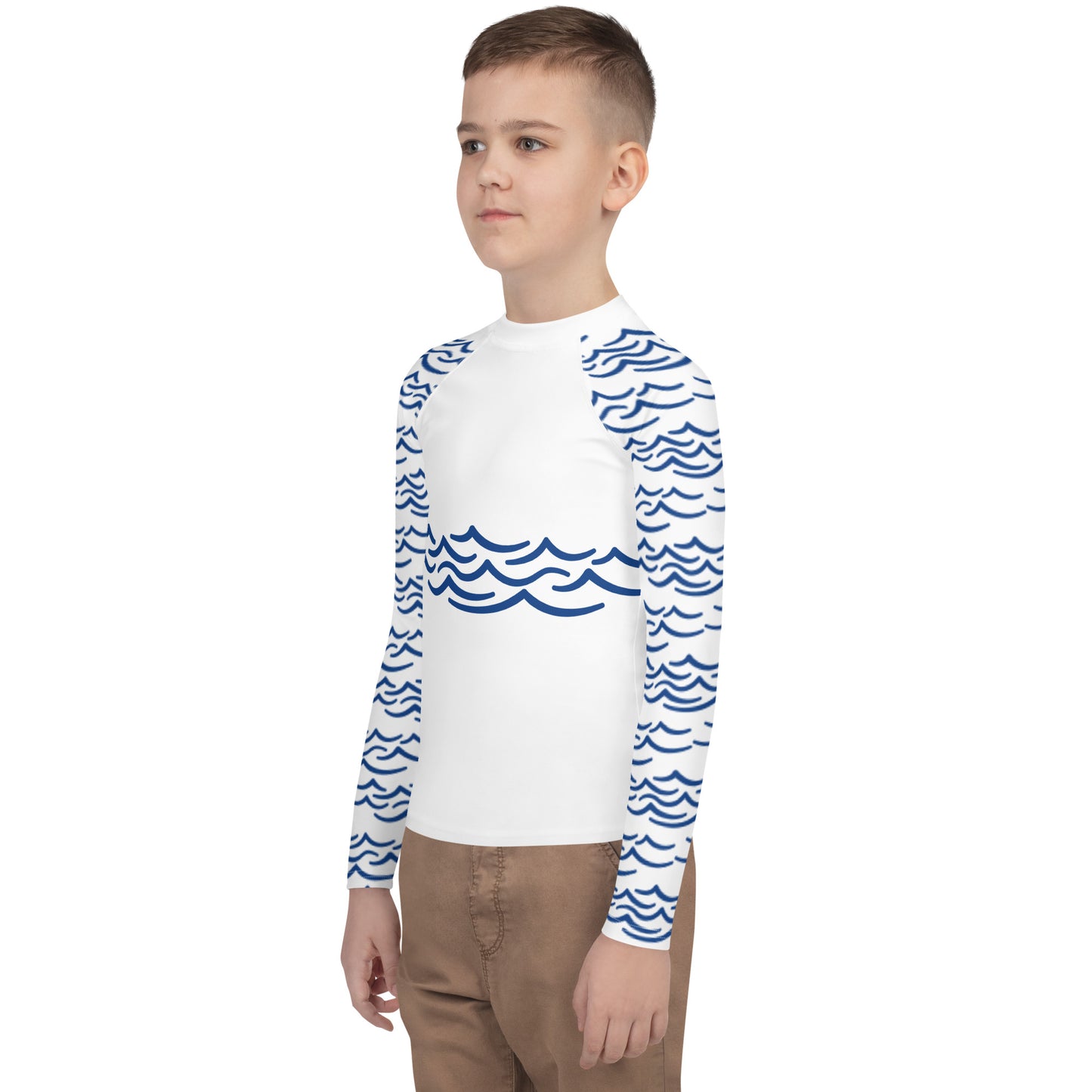 Youth Rash Guard - Waves