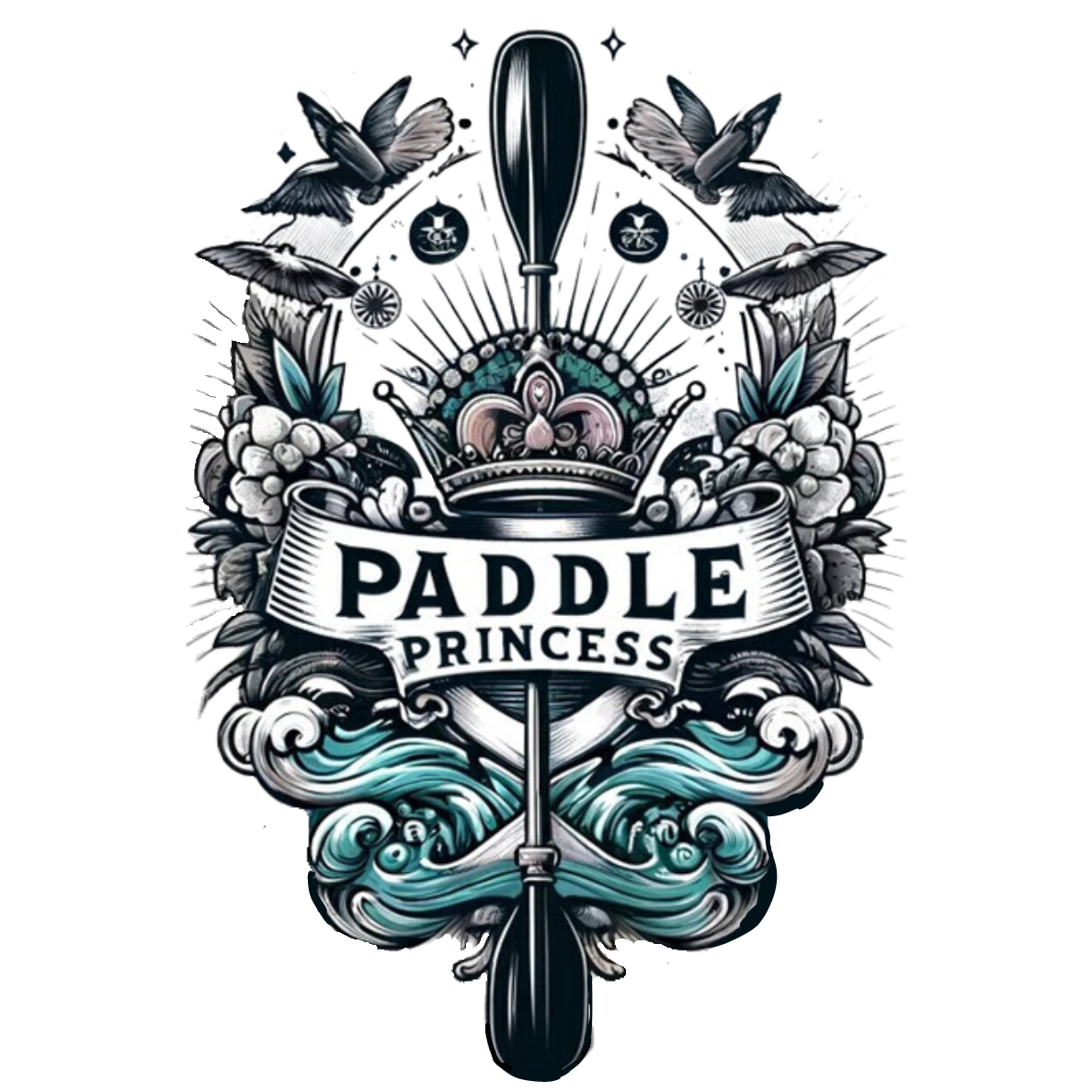 Paddle Princess - Women's Relaxed T-Shirt