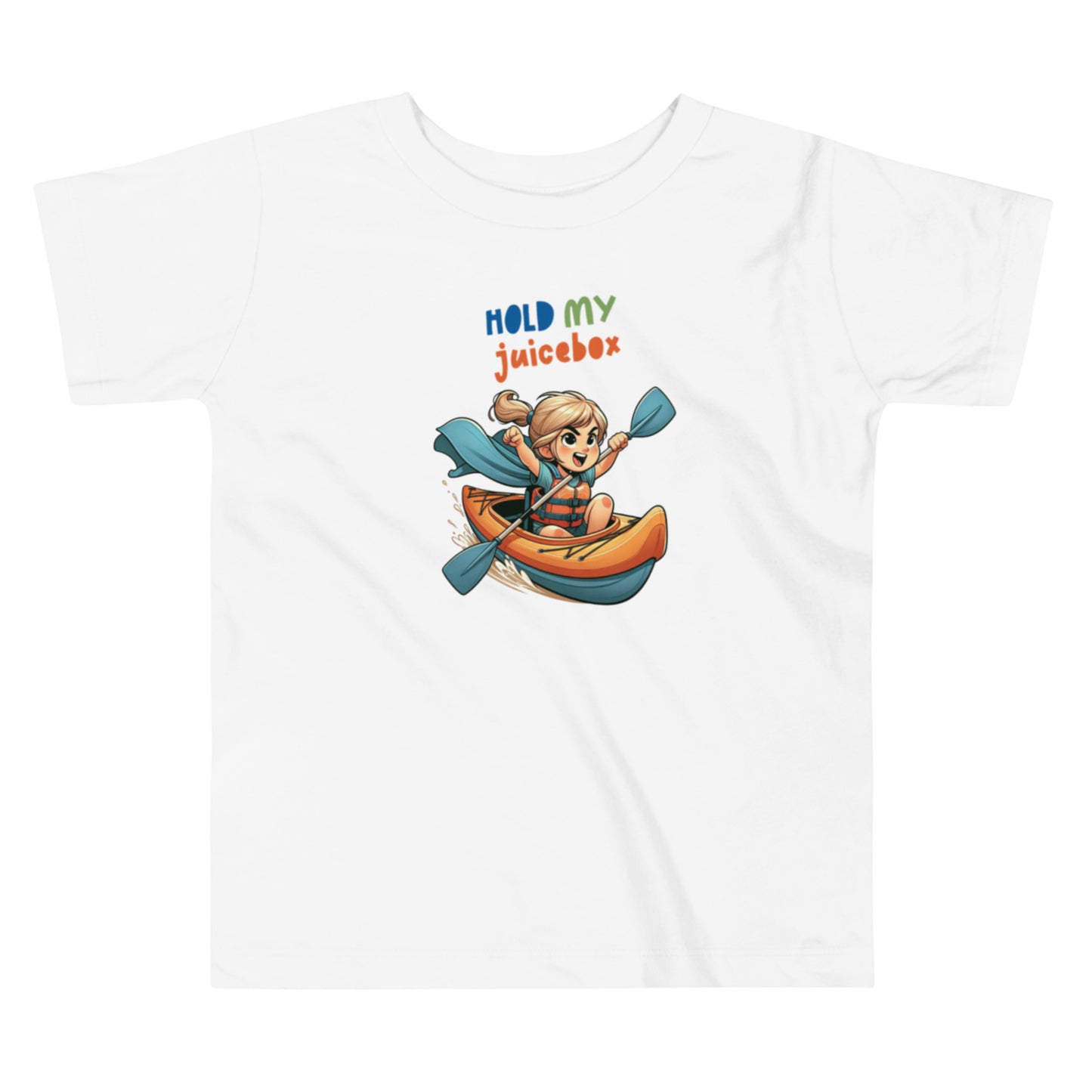 Hold My Juice Box - Toddler Kayak Tee