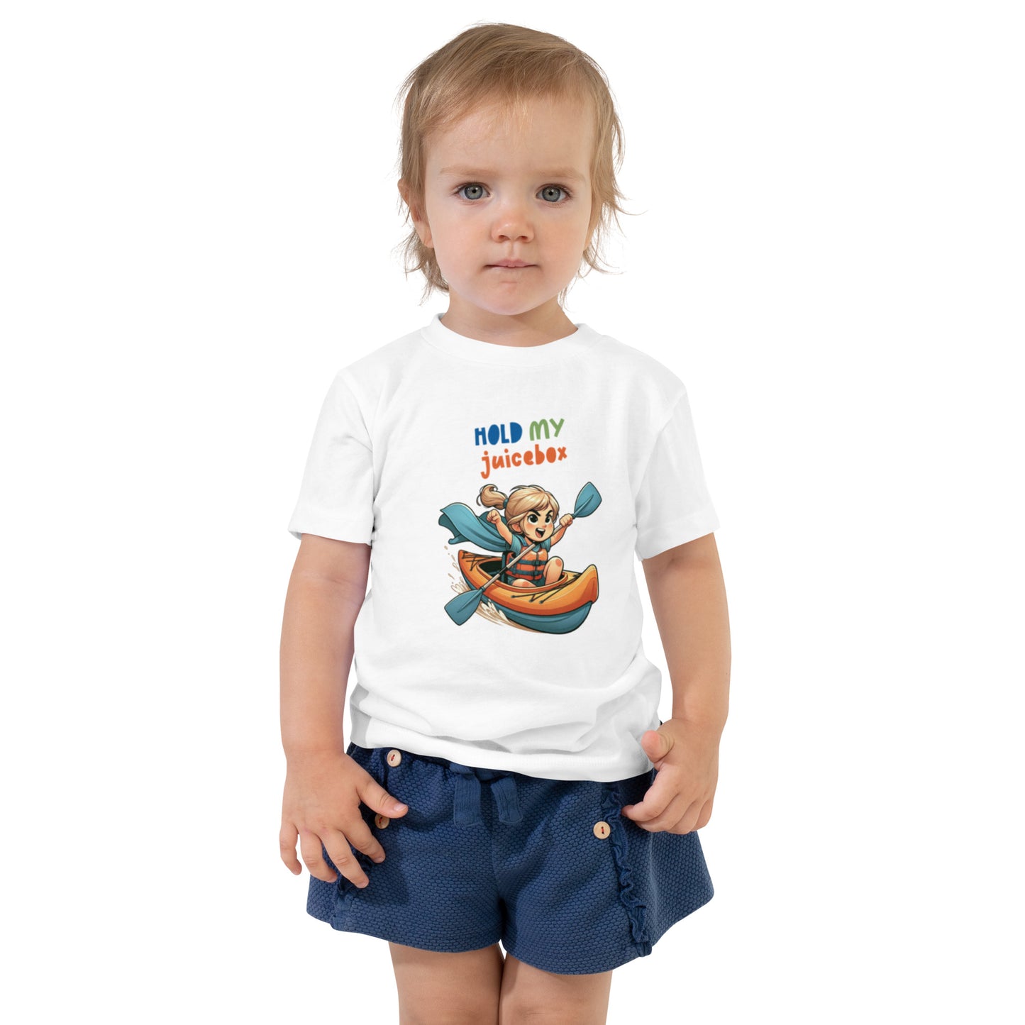 Hold My Juice Box - Toddler Kayak Tee