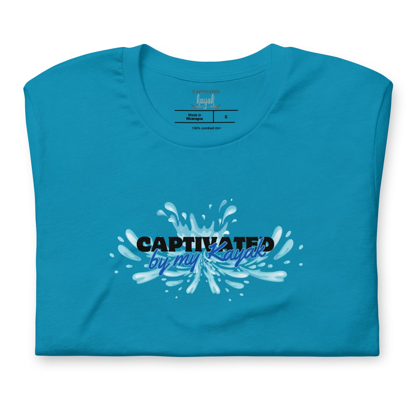 Captivated by my Kayak Unisex t-shirt