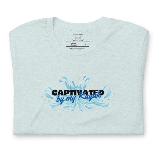 Captivated by my Kayak Unisex t-shirt