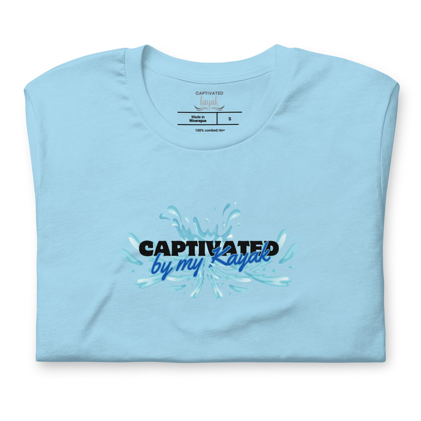 Captivated by my Kayak Unisex t-shirt