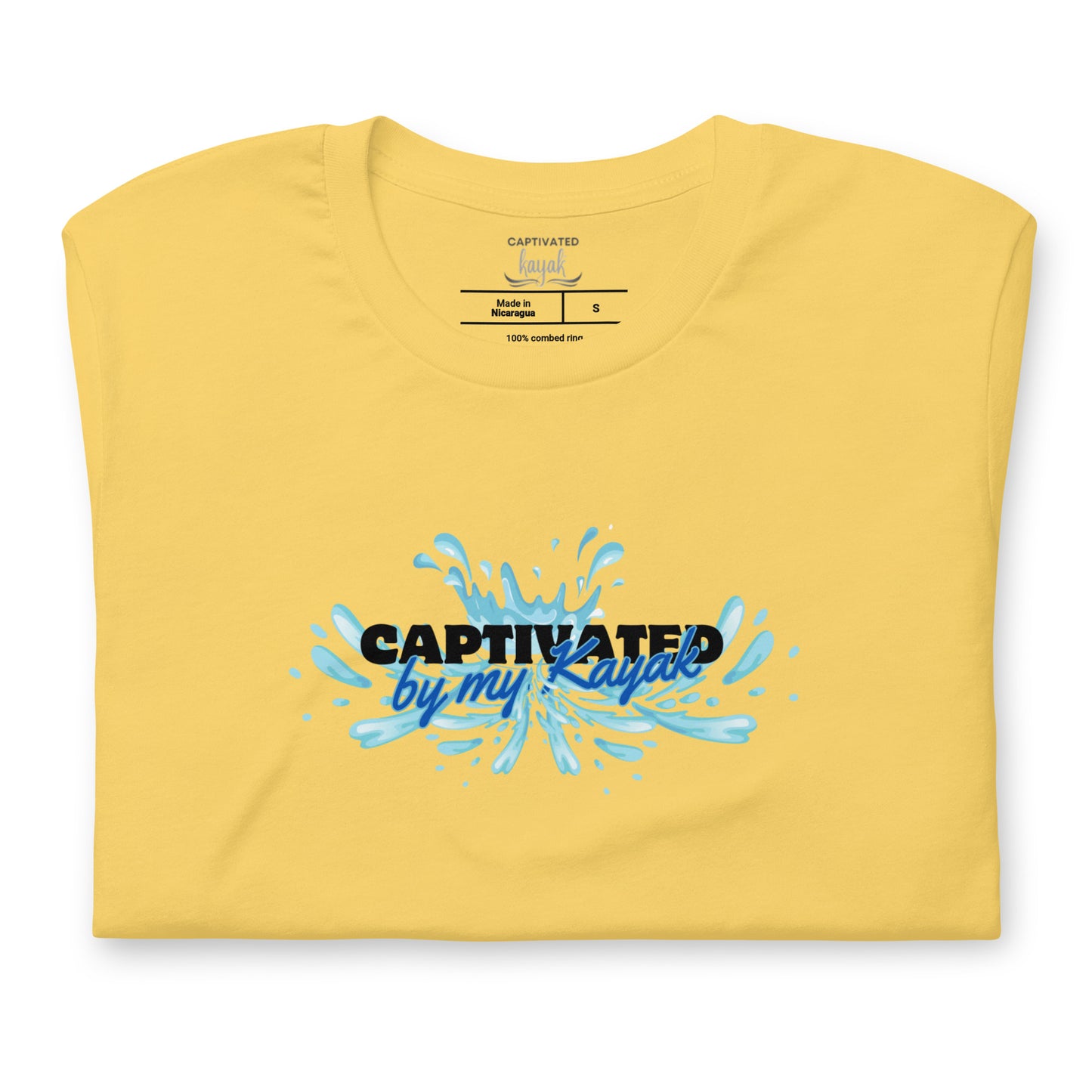 Captivated by my Kayak Unisex t-shirt