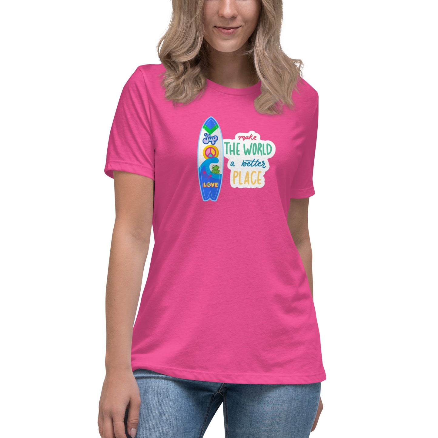 Make the World Better SUP Women's Relaxed T-Shirt